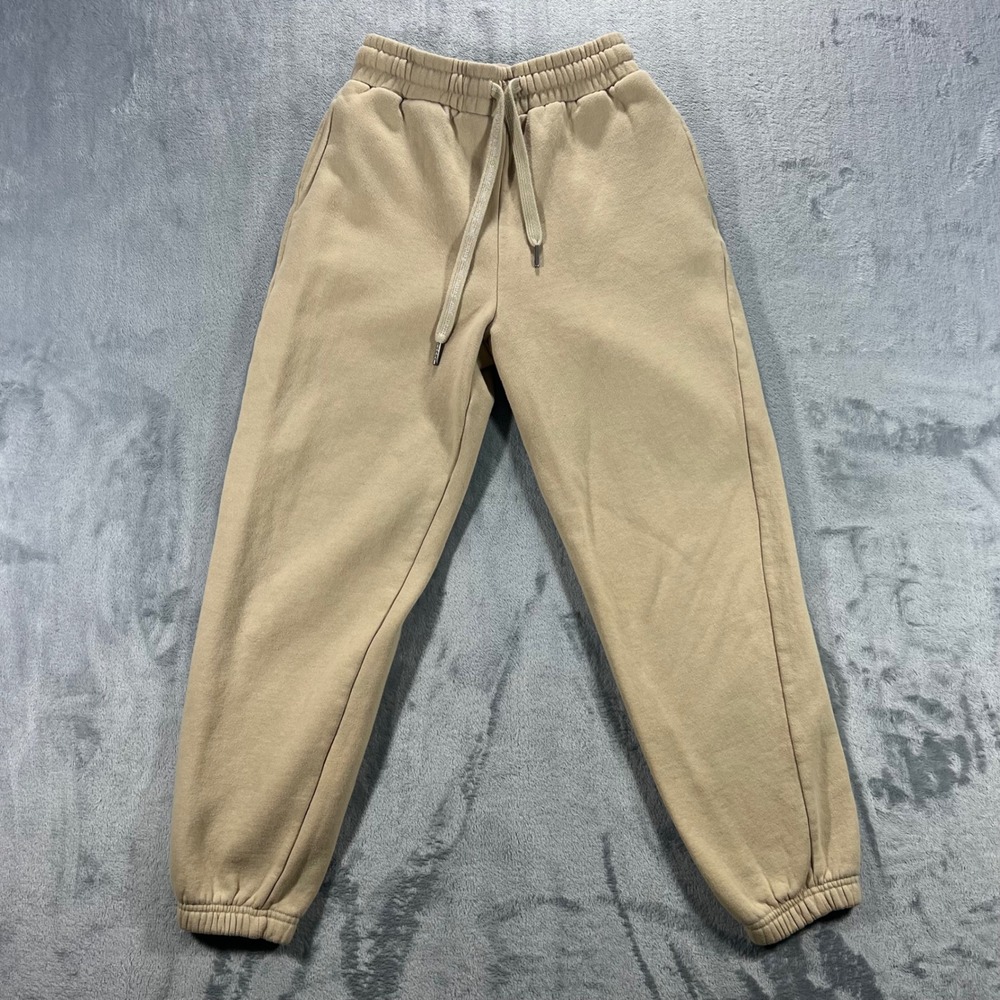 Juicy Couture Forever 21 Sweatpants‎ Womens S Tan Rhinestone Joggers Y2K Comfy